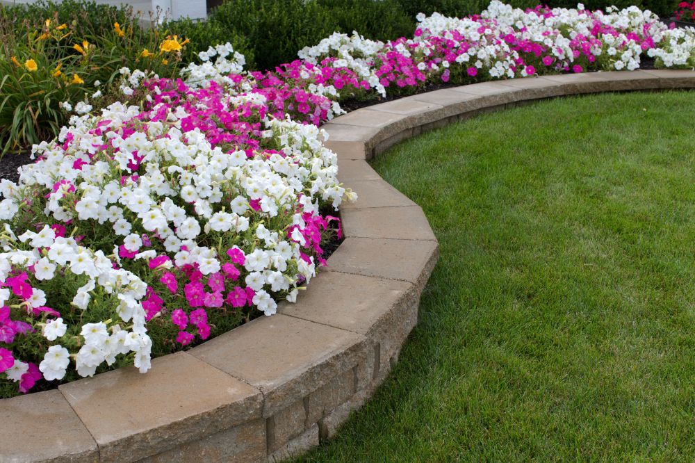 Flower Bed Edging Installation